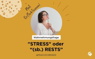 Stress oder (somebody) Rests?